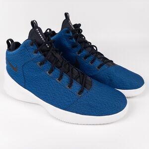 Nike Hyperfr3sh Mens Basketball Sneakers Size 13 Blue Black High Top Shoes